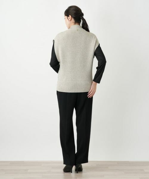 Leilian PLUS HOUSE / レリアンプラスハウス テーラードジャケット | ニットジップアップベスト | 詳細6
