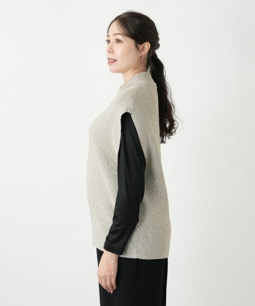 Leilian PLUS HOUSE / レリアンプラスハウス テーラードジャケット | ニットジップアップベスト | 詳細8