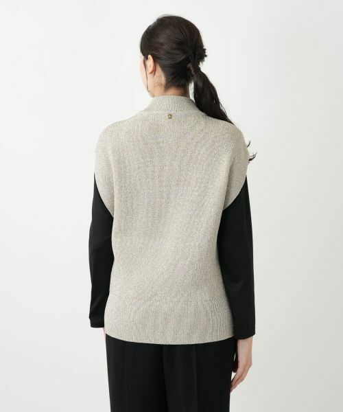 Leilian PLUS HOUSE / レリアンプラスハウス テーラードジャケット | ニットジップアップベスト | 詳細9