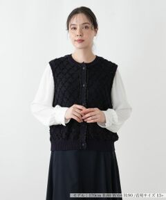 Leilian PLUS HOUSE / レリアンプラスハウス テーラードジャケット | ベスト【ROCHAS Premiere】