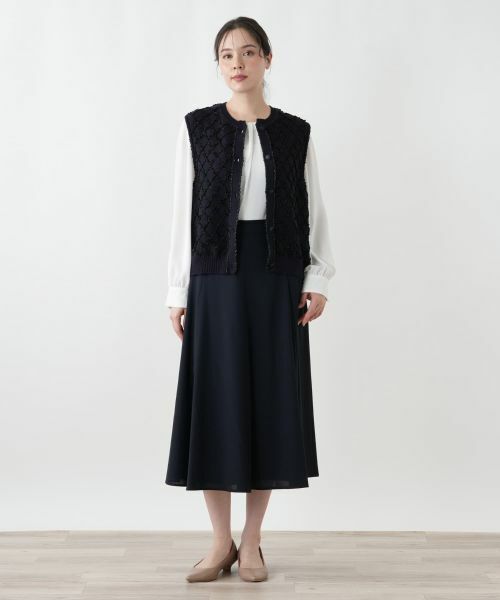 Leilian PLUS HOUSE / レリアンプラスハウス テーラードジャケット | ベスト【ROCHAS Premiere】 | 詳細1