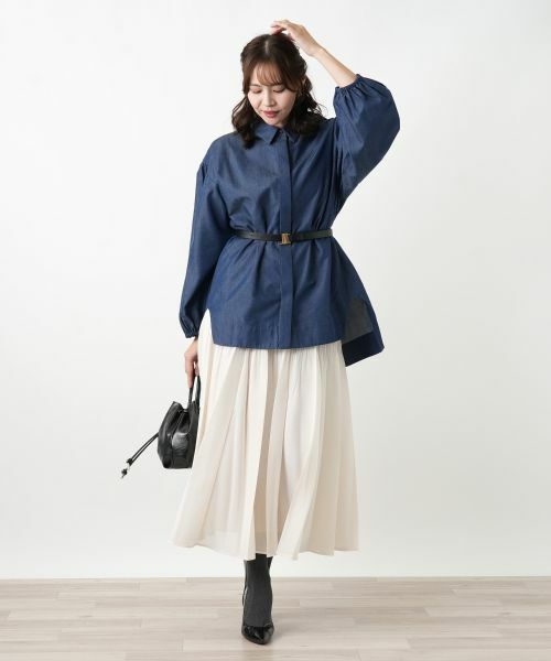 Leilian PLUS HOUSE / レリアンプラスハウス ロング・マキシ丈スカート | プリーツスカート | 詳細4