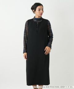 Leilian PLUS HOUSE / レリアンプラスハウス ロング・マキシ丈ワンピース | ジャンパースカート【BOURGE】