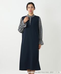 Leilian PLUS HOUSE / レリアンプラスハウス ロング・マキシ丈ワンピース | ジャンパースカート【BOURGE】