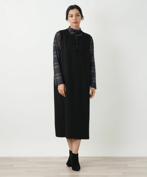 Leilian PLUS HOUSE / レリアンプラスハウス ロング・マキシ丈ワンピース | ジャンパースカート【BOURGE】 | 詳細1