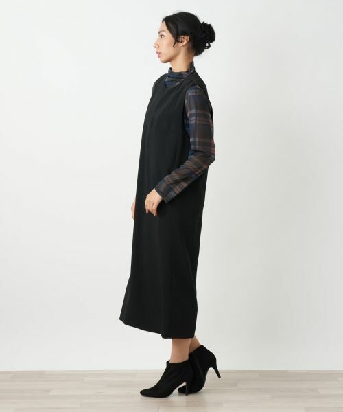 Leilian PLUS HOUSE / レリアンプラスハウス ロング・マキシ丈ワンピース | ジャンパースカート【BOURGE】 | 詳細2