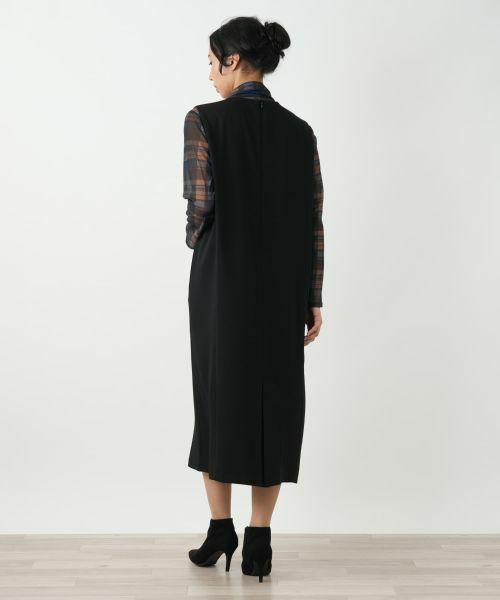 Leilian PLUS HOUSE / レリアンプラスハウス ロング・マキシ丈ワンピース | ジャンパースカート【BOURGE】 | 詳細3