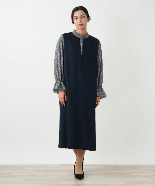 Leilian PLUS HOUSE / レリアンプラスハウス ロング・マキシ丈ワンピース | ジャンパースカート【BOURGE】 | 詳細4