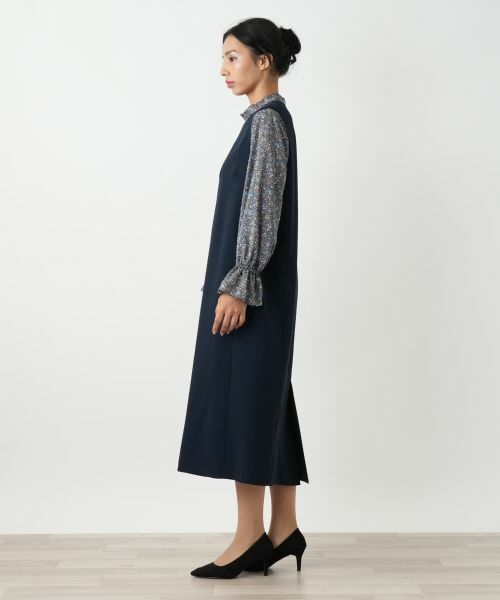 Leilian PLUS HOUSE / レリアンプラスハウス ロング・マキシ丈ワンピース | ジャンパースカート【BOURGE】 | 詳細5