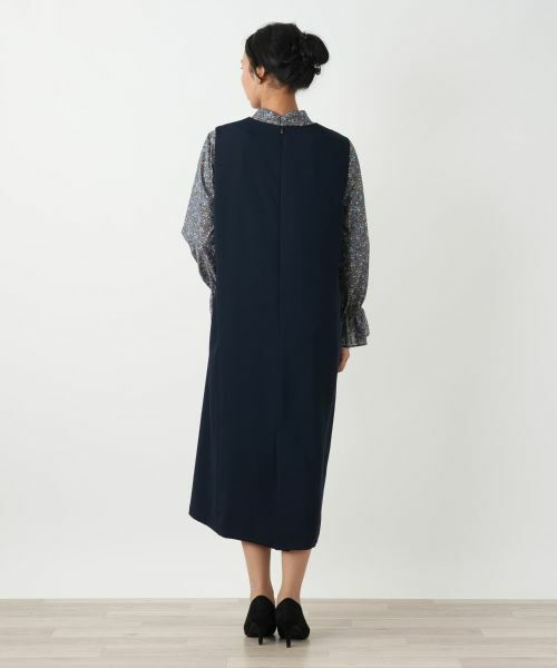 Leilian PLUS HOUSE / レリアンプラスハウス ロング・マキシ丈ワンピース | ジャンパースカート【BOURGE】 | 詳細6