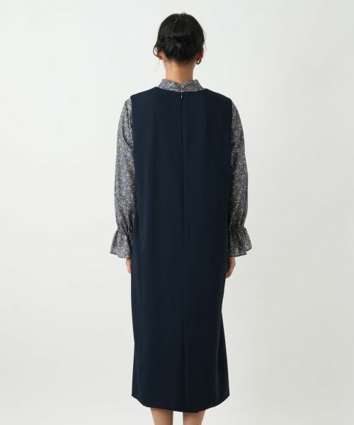 Leilian PLUS HOUSE / レリアンプラスハウス ロング・マキシ丈ワンピース | ジャンパースカート【BOURGE】 | 詳細9