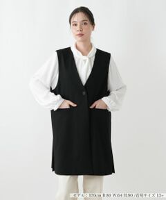 Leilian PLUS HOUSE / レリアンプラスハウス テーラードジャケット | ベスト【プラス企画】