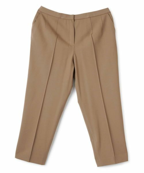 Leilian PLUS HOUSE/レリアンプラスハウス パンツ【プラス企画】 キャメル系 17+