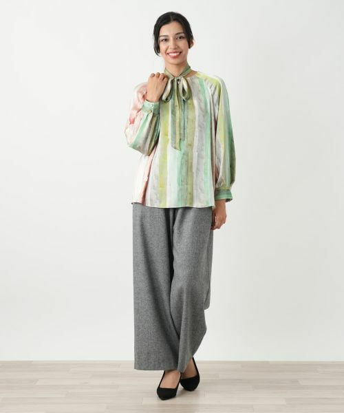 Leilian PLUS HOUSE / レリアンプラスハウス シャツ・ブラウス | ブラウス【ROCHAS Premiere】 | 詳細1