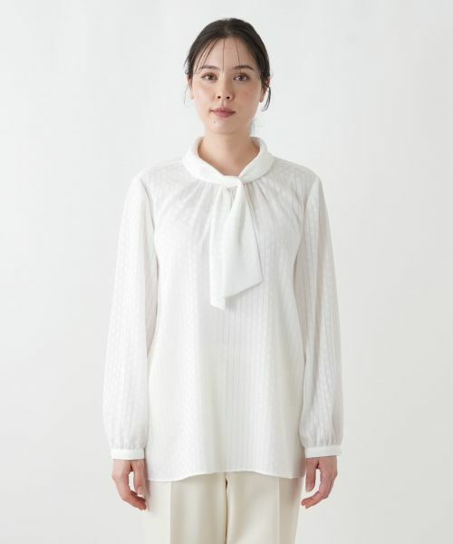 Leilian PLUS HOUSE / レリアンプラスハウス シャツ・ブラウス | ブラウス【ROCHAS Premiere】 | 詳細4