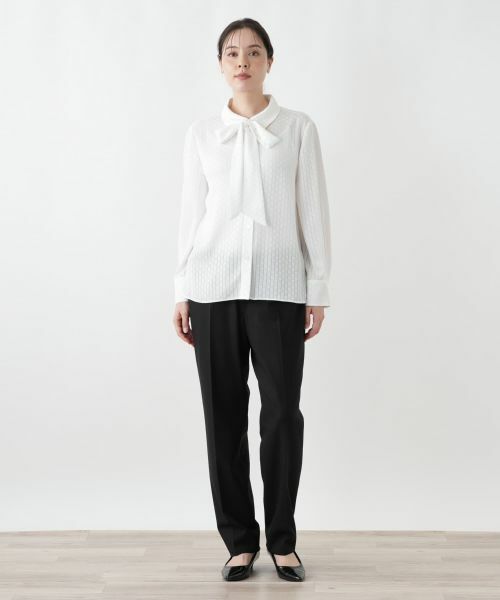 Leilian PLUS HOUSE / レリアンプラスハウス シャツ・ブラウス | ブラウス【ROCHAS Premiere】 | 詳細1