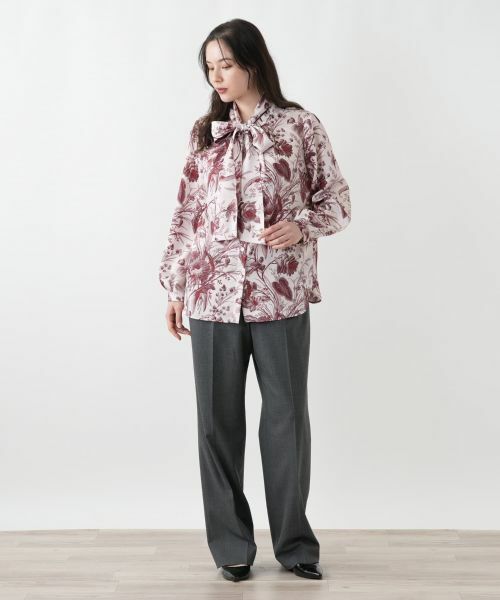 Leilian PLUS HOUSE / レリアンプラスハウス シャツ・ブラウス | ブラウス【ROCHAS Premiere】 | 詳細1