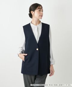 Leilian PLUS HOUSE / レリアンプラスハウス テーラードジャケット | ベスト【ROCHAS Premiere】