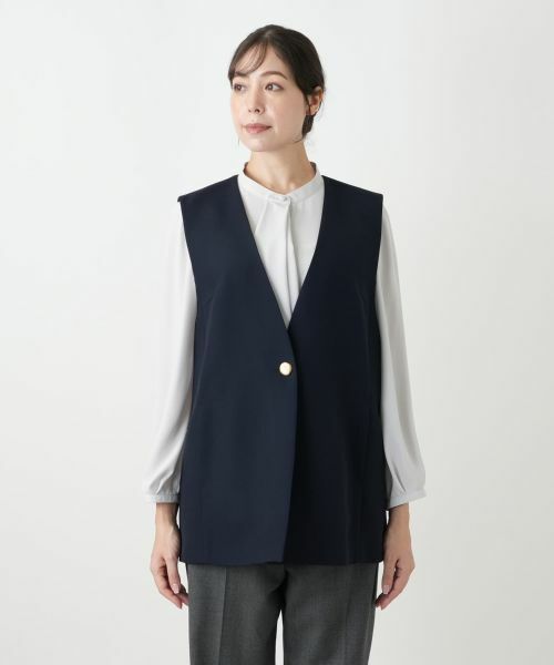 Leilian PLUS HOUSE / レリアンプラスハウス テーラードジャケット | ベスト【ROCHAS Premiere】 | 詳細4