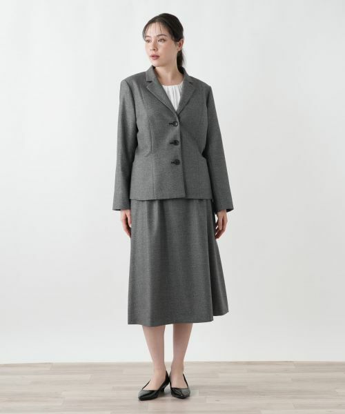 Leilian PLUS HOUSE / レリアンプラスハウス ミニ・ひざ丈スカート | フレアスカート【ROCHAS Premiere】 | 詳細4