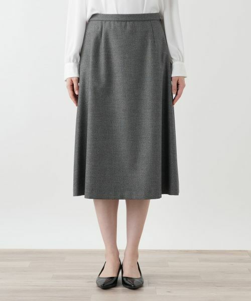 Leilian PLUS HOUSE / レリアンプラスハウス ミニ・ひざ丈スカート | フレアスカート【ROCHAS Premiere】 | 詳細5