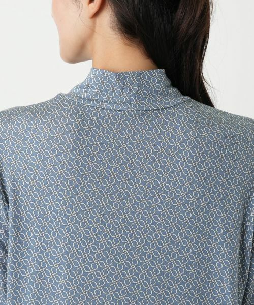 Leilian PLUS HOUSE / レリアンプラスハウス カットソー | 幾何学柄ハイネックトップス【Leilian WHITE LABEL】 | 詳細14