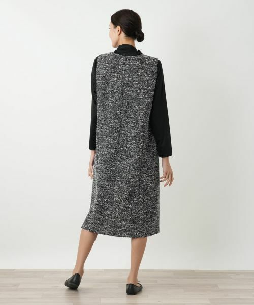 Leilian PLUS HOUSE / レリアンプラスハウス ロング・マキシ丈ワンピース | ジャンパースカート【Leilian WHITE LABEL】 | 詳細7