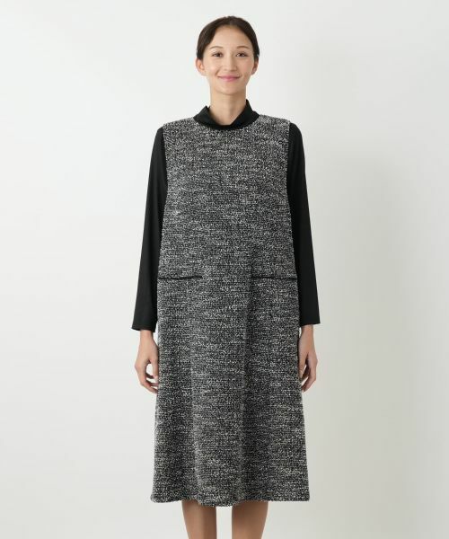 Leilian PLUS HOUSE / レリアンプラスハウス ロング・マキシ丈ワンピース | ジャンパースカート【Leilian WHITE LABEL】 | 詳細8