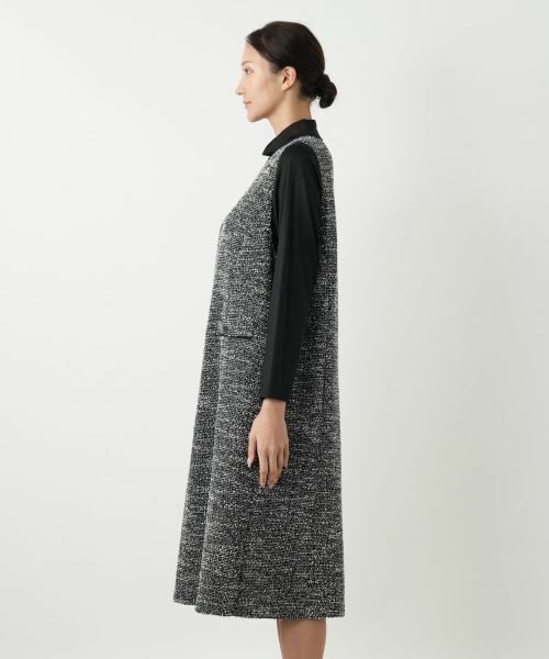 Leilian PLUS HOUSE / レリアンプラスハウス ロング・マキシ丈ワンピース | ジャンパースカート【Leilian WHITE LABEL】 | 詳細9