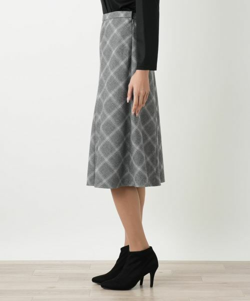 Leilian PLUS HOUSE / レリアンプラスハウス ミニ・ひざ丈スカート | フレアスカート【Leilian WHITE LABEL】 | 詳細11