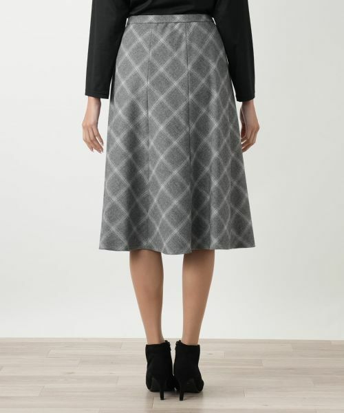 Leilian PLUS HOUSE / レリアンプラスハウス ミニ・ひざ丈スカート | フレアスカート【Leilian WHITE LABEL】 | 詳細12