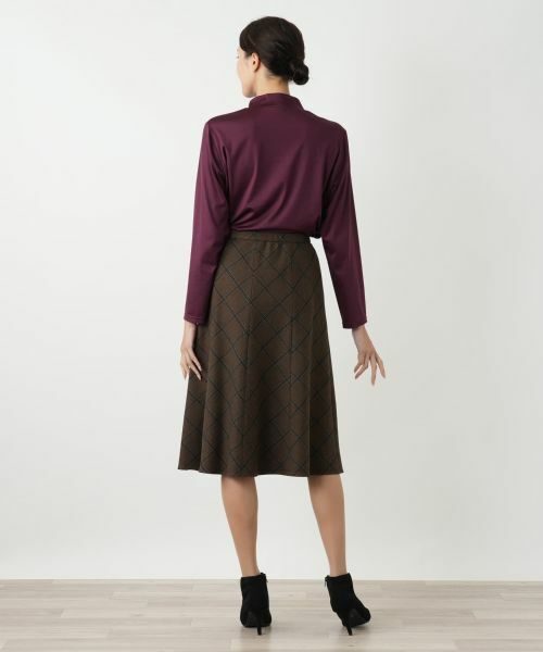 Leilian PLUS HOUSE / レリアンプラスハウス ミニ・ひざ丈スカート | フレアスカート【Leilian WHITE LABEL】 | 詳細6