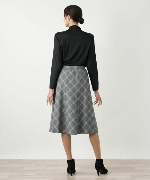 Leilian PLUS HOUSE / レリアンプラスハウス ミニ・ひざ丈スカート | フレアスカート【Leilian WHITE LABEL】 | 詳細9