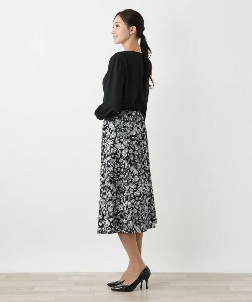 Leilian PLUS HOUSE / レリアンプラスハウス ミニ・ひざ丈スカート | フレアスカート【Leilian WHITE LABEL】 | 詳細2