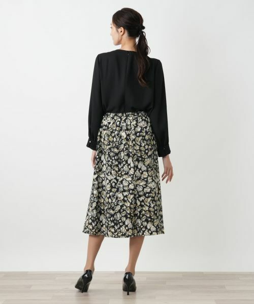 Leilian PLUS HOUSE / レリアンプラスハウス ミニ・ひざ丈スカート | フレアスカート【Leilian WHITE LABEL】 | 詳細9