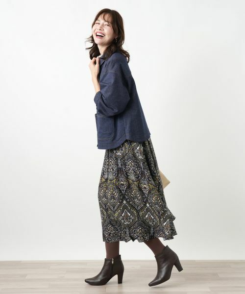 Leilian PLUS HOUSE / レリアンプラスハウス ミニ・ひざ丈スカート | スカート【プラス企画】 | 詳細1