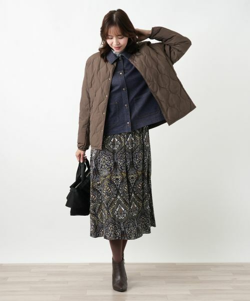 Leilian PLUS HOUSE / レリアンプラスハウス ミニ・ひざ丈スカート | スカート【プラス企画】 | 詳細4