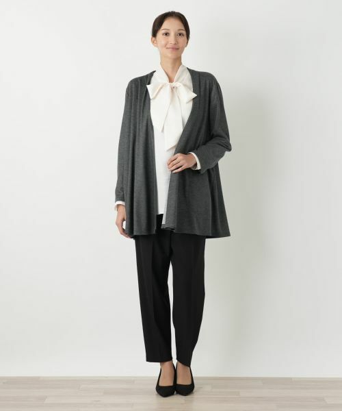 Leilian PLUS HOUSE / レリアンプラスハウス シャツ・ブラウス | 羽織ブラウス【Leilian WHITE LABEL】 | 詳細1