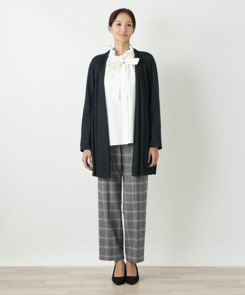 Leilian PLUS HOUSE / レリアンプラスハウス シャツ・ブラウス | 羽織ブラウス【Leilian WHITE LABEL】 | 詳細4