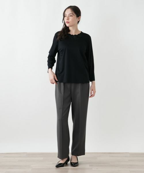 Leilian PLUS HOUSE / レリアンプラスハウス カットソー | カットソー【Leilian WHITE LABEL】 | 詳細1