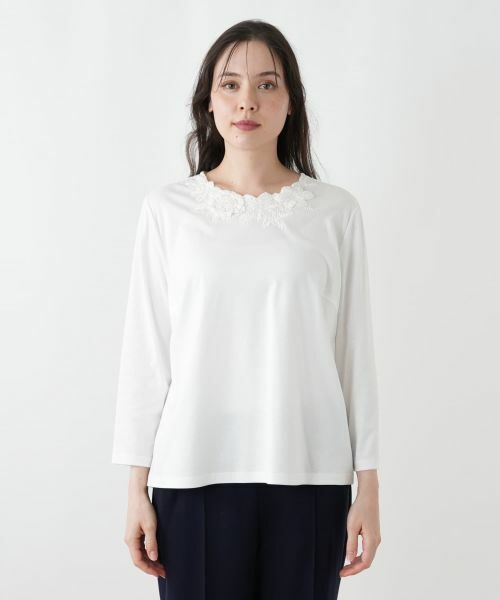 Leilian PLUS HOUSE / レリアンプラスハウス カットソー | カットソー【Leilian WHITE LABEL】 | 詳細7