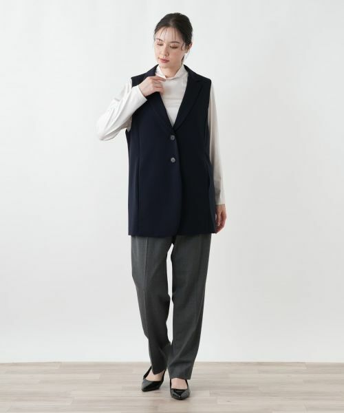 Leilian PLUS HOUSE / レリアンプラスハウス テーラードジャケット | ベスト【Leilian WHITE LABEL】 | 詳細1