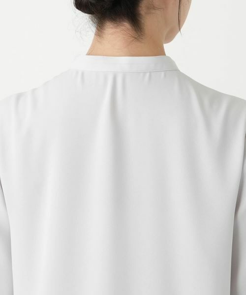 Leilian PLUS HOUSE / レリアンプラスハウス シャツ・ブラウス | ドレープフロントブラウス【Leilian WHITE LABEL】 | 詳細11
