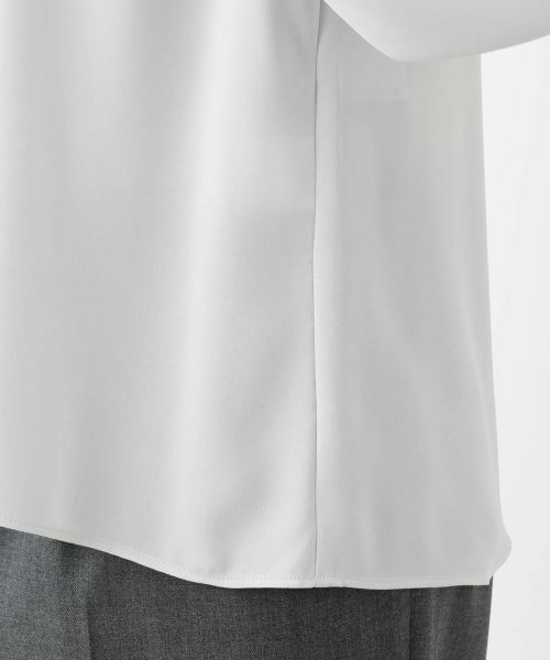 Leilian PLUS HOUSE / レリアンプラスハウス シャツ・ブラウス | ドレープフロントブラウス【Leilian WHITE LABEL】 | 詳細14