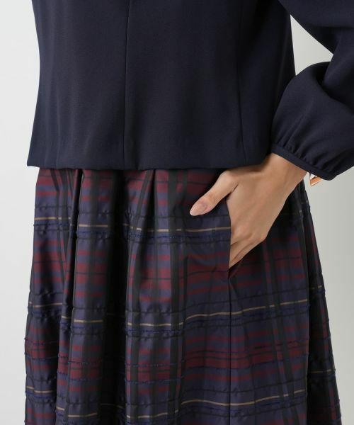 Leilian PLUS HOUSE / レリアンプラスハウス ドレス | 切替ワンピース【Leilian WHITE LABEL】 | 詳細19