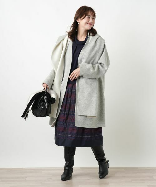 Leilian PLUS HOUSE / レリアンプラスハウス ドレス | 切替ワンピース【Leilian WHITE LABEL】 | 詳細5