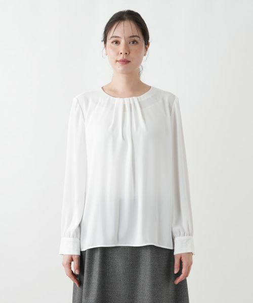 Leilian PLUS HOUSE / レリアンプラスハウス シャツ・ブラウス | ブラウス【Leilian WHITE LABEL】【ライトオケージョン】 | 詳細7