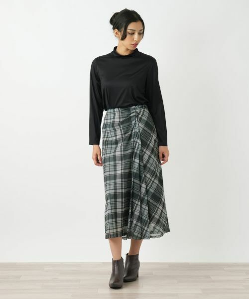 Leilian PLUS HOUSE / レリアンプラスハウス ミニ・ひざ丈スカート | スカート【BOURGE】 | 詳細4