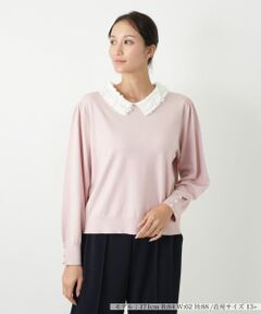 Leilian PLUS HOUSE / レリアンプラスハウス ニット・セーター | 衿付きニット【NEMIKA】