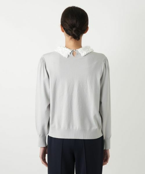 Leilian PLUS HOUSE / レリアンプラスハウス ニット・セーター | 衿付きニット【NEMIKA】 | 詳細12